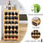 Wine Bottle Rack Brown
