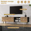 Unfinished TV Stand for TVs up to 70" with Fireplace Included