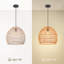 Luminaire suspendu en rotin 1 lumière-672087321