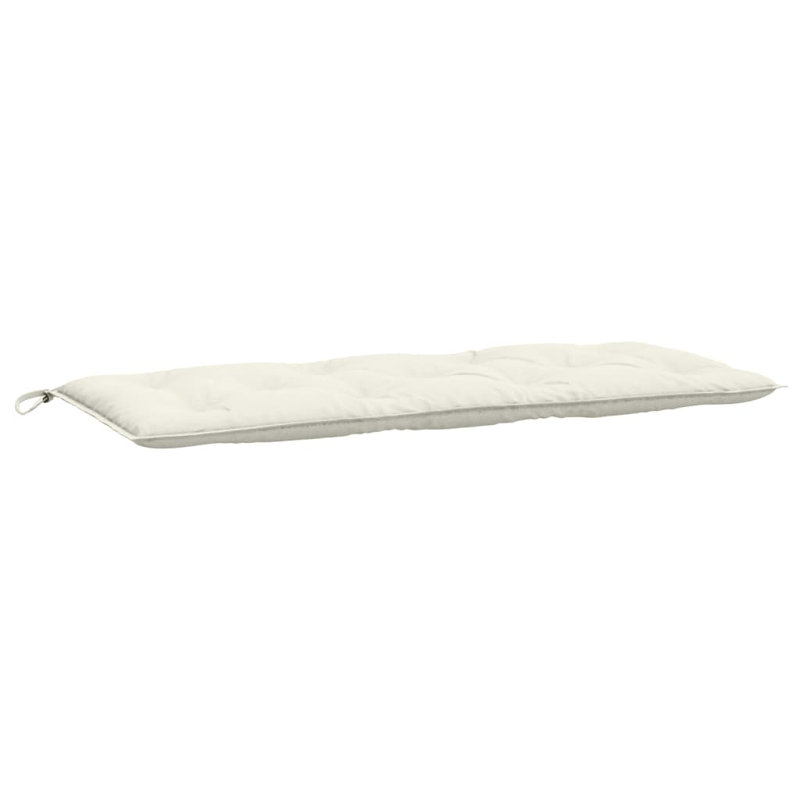 Ebern Designs Garden Bench Cushion 2.8" Fabric, Melange Cream, 47.2" W x 19.7" D