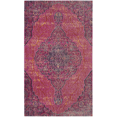 Goins Oriental Hand Woven Area Rug
