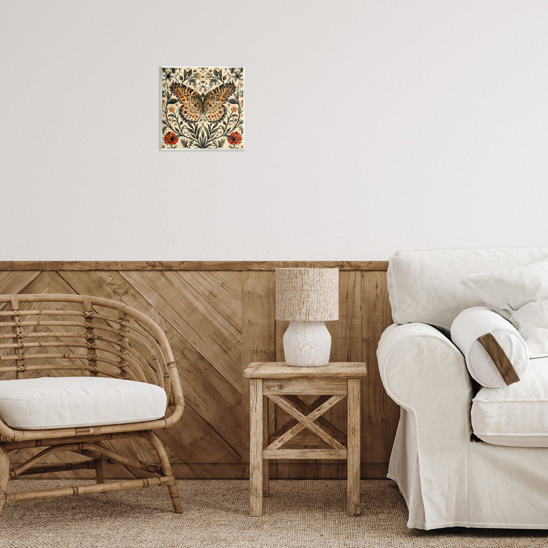 "Baroque Butterfly & Botanicals", art mural par Walker Noble