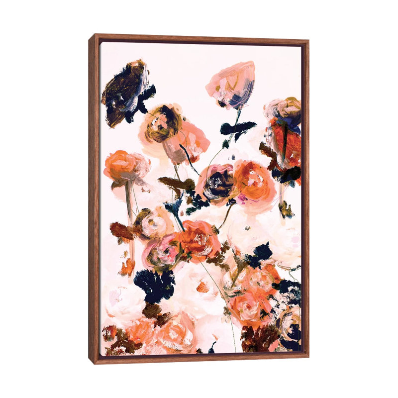 Internal 1 Piece Painting on Canvas, 66.04 cm H x 45.72 cm W, Classic Brown Wood Framed Canvas