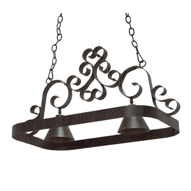 Steel Handcrafted Rectangle Hanging Pot Rack