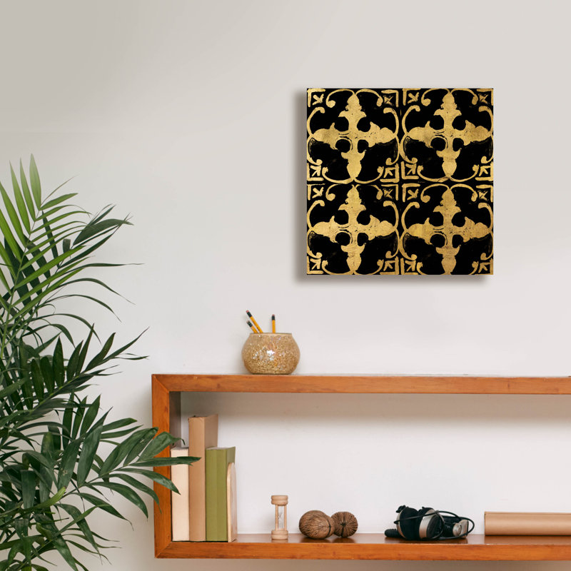 Charlton Home 'B&g Tileworks 1' by Art Licencing Studio Canvas Wall Art, 12" x 12", H 12 po x l 12 po