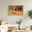 Art sur toile, figure sur un banc-1195273803