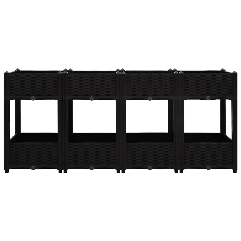 Rosharon Raised Garden Bed, Black