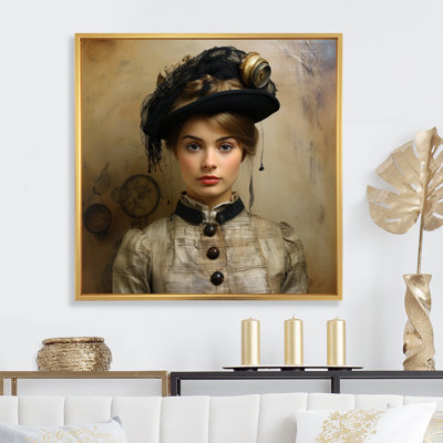 Vintage Elegance Woman 1920S Portrait - Fashion Woman Wall Art