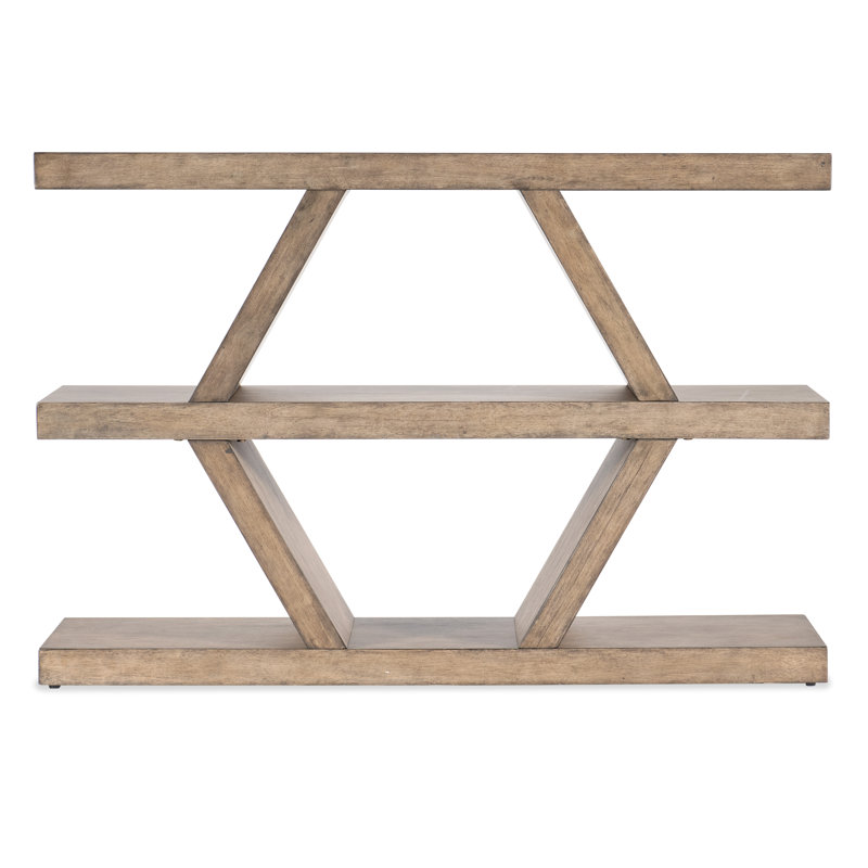Chiseling 48'' W Solid Wood Console Table, Brown