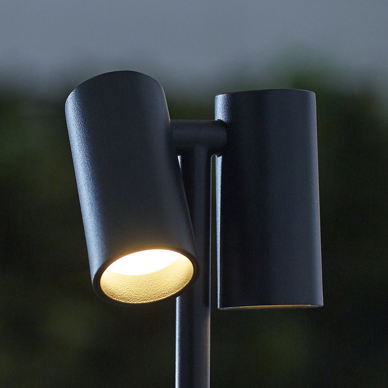 Doppia Accent Rechargeable Table Lamp, Black