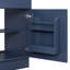 Meuble-lavabo de 20 po avec lavabo, meuble-lavabo avec tablette de porte et tablette réglable, bleu-954536420