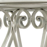French Cross Legs End Table