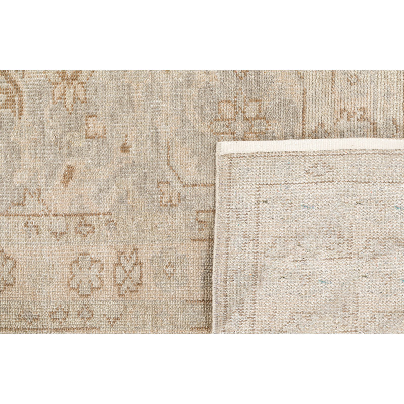 Bungalow Rose Hand Knotted Wool Nima Rug, Rectangle 7'9" x 9'9"