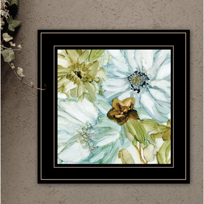 Sea Glass Garden I Framed Wall Art for Living Room, Home Wall Décor by JG Studios
