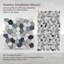 Carreau de mosaïque pour mur et plancher en pierre naturelle Hawaii 12 "x 12"-93373753