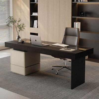 78.74"Italian minimalist rectangular office desk