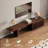 Modern Tv Cabinet Entertainment Center With Storage, Up To 85'' Tv, Minimalist Tv Cabinet For Living Room/bedroom - Walnut (60.6-84.3 Expandable)-873165858-879208651