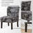 Volia Capa Print Fabric Armless Contemporary Accent Chair-787653004