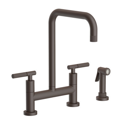 Kitchen Bridge Faucet With Side Spray