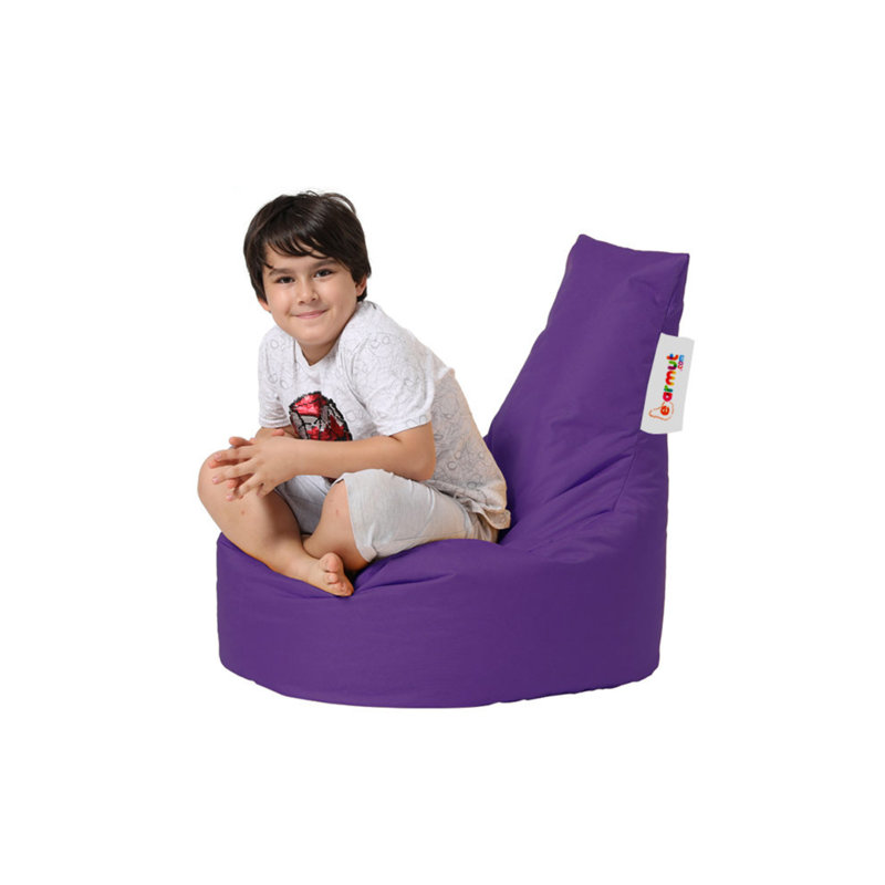Polyester Outdoor Friendly Bean Bag Chair & Lounger, Purple 100% Polyester