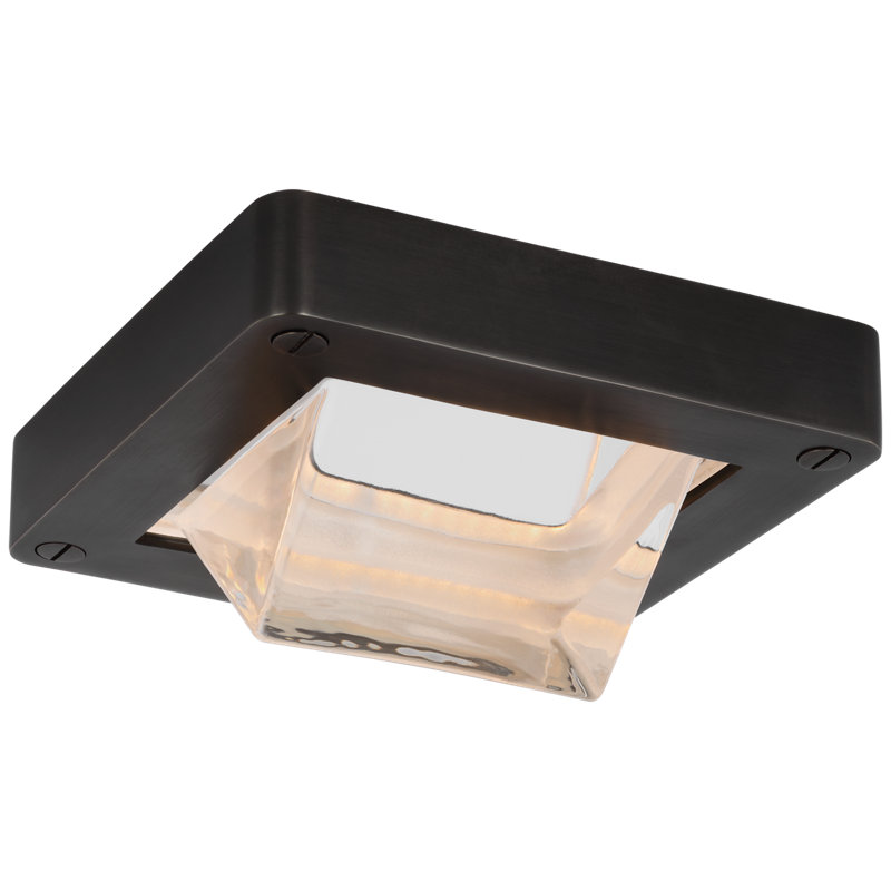 Rolland 1 - Light LED Flush Mount, Bronze
