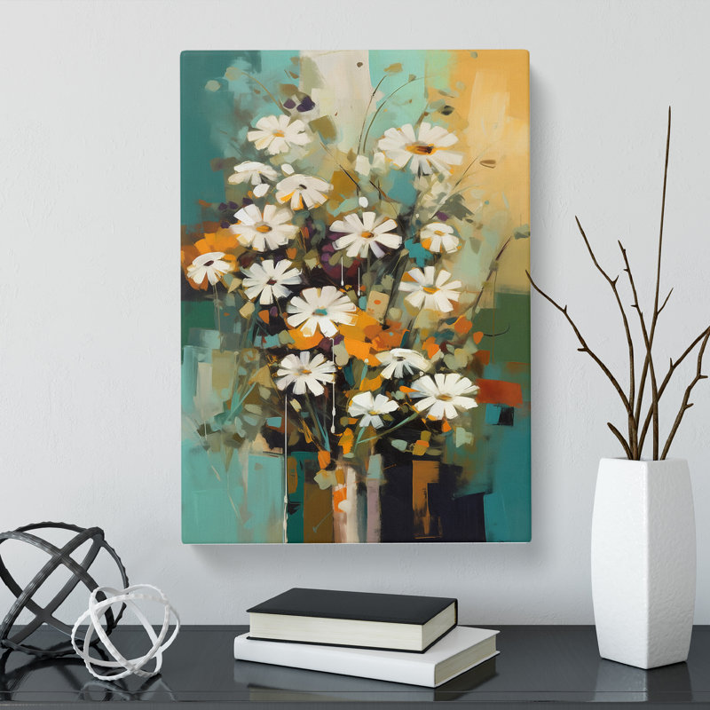 Lyda Flowers Mid Century Modern Vol.10 - Wrapped Canvas, 50cm H x 35cm W x 3cm D