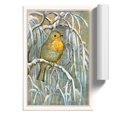 Robin Bird by Theo Van Hoytema - No Frame Painting