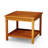Outdoor Side Table With Open Storage Shelf