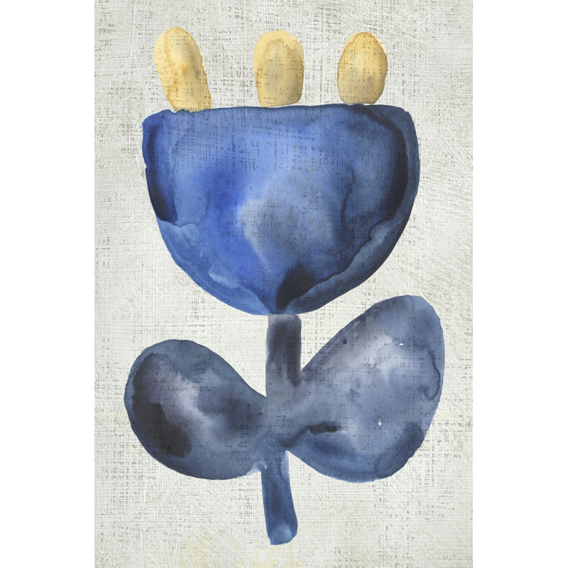Sea Flower VI by Chariklia Zarris - Wrapped Canvas Painting, 46cm H x 30cm W