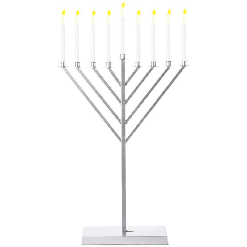 Menorah for Synagogue, H 35,5 po x l 8,25 po x P 25 po