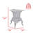 1000 Square Feet Natural Vent Freestanding Stove
