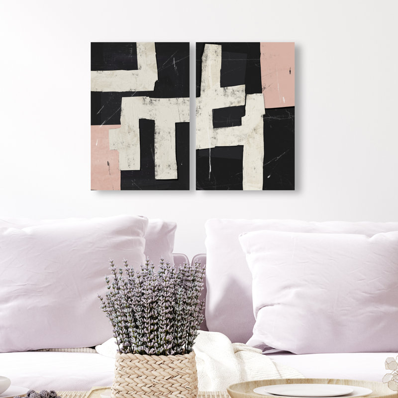 Placed Together Set Set by Oliver Gal, 10"H x 15"W, Gallery Wrapped