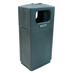 Hooded Top Waste Can with Ashtray