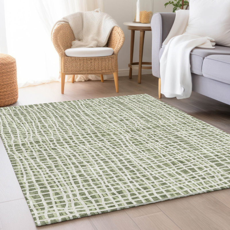  Tapis d'entrée / extérieur antidérapant Finck, Rectangle 8 pi x 10 pi