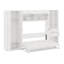 Lit escamotable Murphy avec placard, tiroirs et tablettes-1011556341