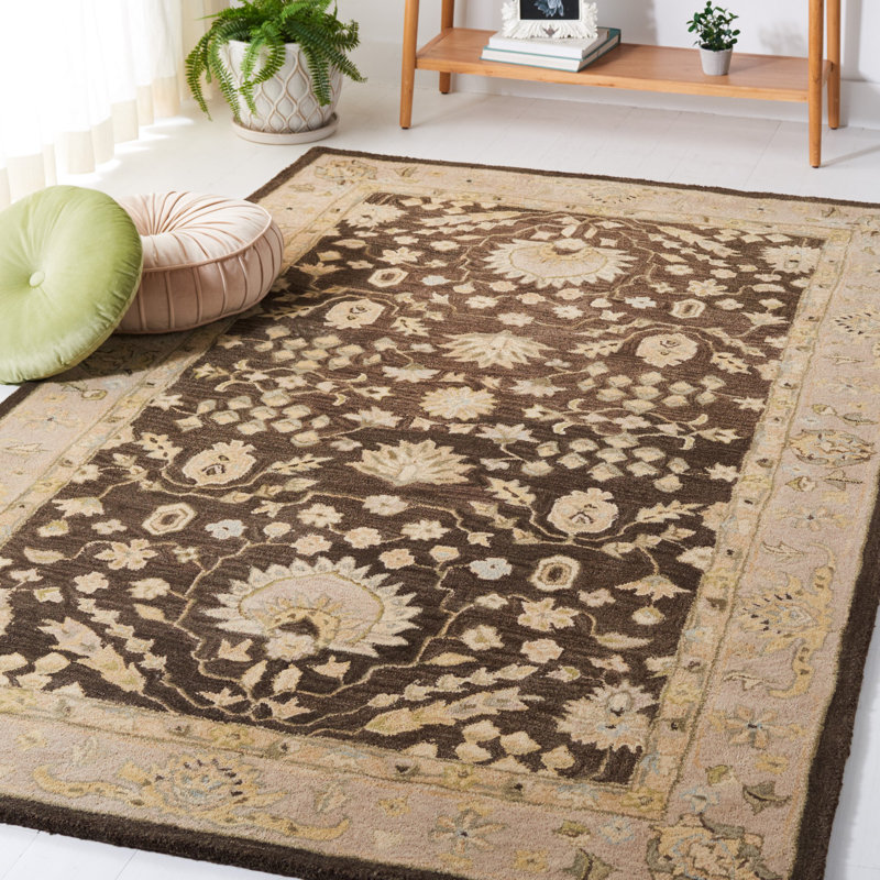 Tingley Hand Tufted Wool Pile Oriental Rug, Rectangle 8' x 10'