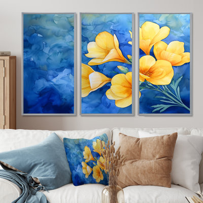 Ensemble de salon Addan - Irises Wall Art