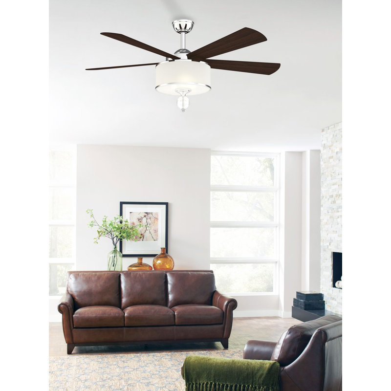 Bindner 12'' Ceiling Fan with LED Lights