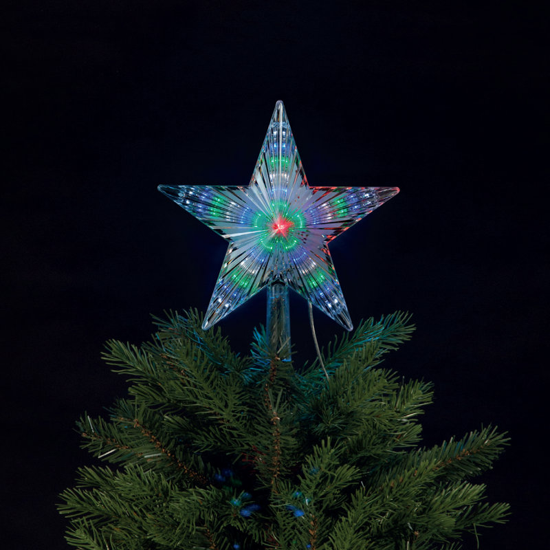 20cm Trees & Wreaths Lighted Tree Topper