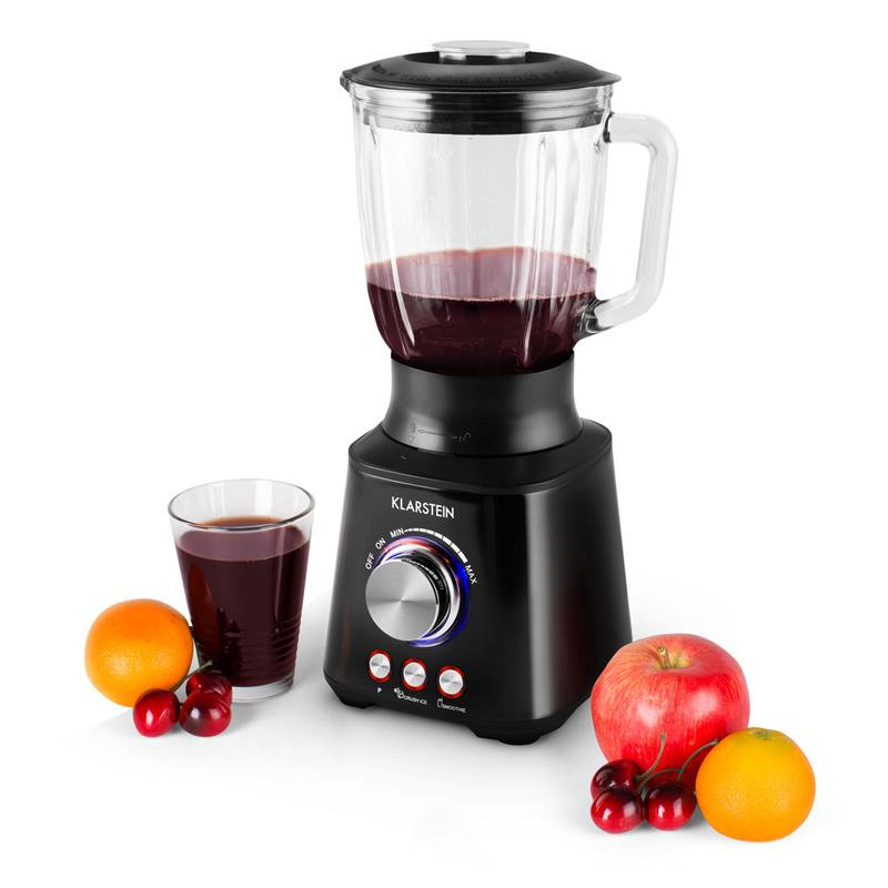 Klarstein Herakles 3 Speed 1500ml Countertop Blender, Black