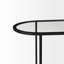 Eboni Glass End Table