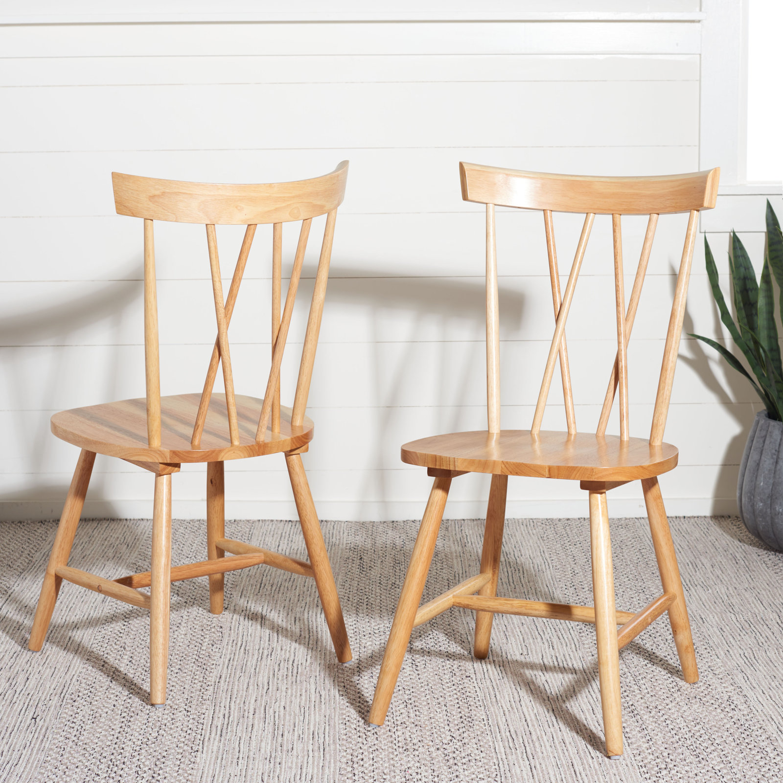 Porschia Dining Chair, Natural