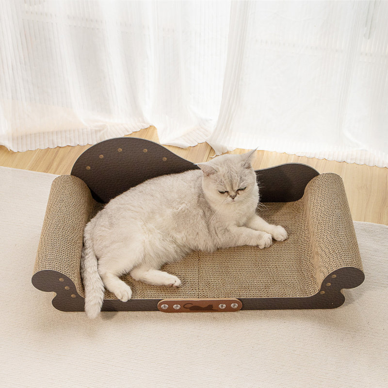 Lit à griffes pour chat Grattoir surdimensionné pour chat