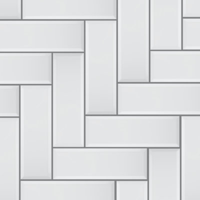 Carreau de céramique biseauté 4 "x 12" Santorini Loft
