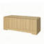 Banc de rangement en bois à plateau rabattable de 120 cm, meuble de rangement cannelé pour entrée, couloir, chambre-1836010036