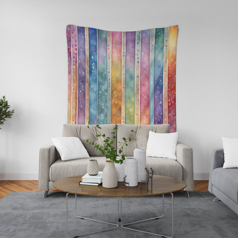 Tapisserie murale, H 60 po x l 51 po x P 0,5 po