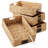 Casafield Pantry Baskets with Chalkboard Labels and Marker, 10"x13"x5" Storage Bins-1454797506