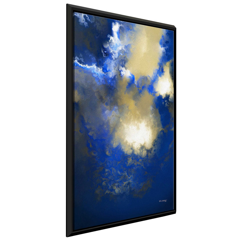 «Psalm 23: 4 You Comfort Me» par Mark Lawrence - impression, Cadre flottant noir, H 43,5 po x l 27,5 po x P 2 po