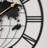 Large Metal Wall Clock