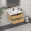 Meuble-lavabo cannelé avec lavabo et quincaillerie intégrés-130846704-130846706